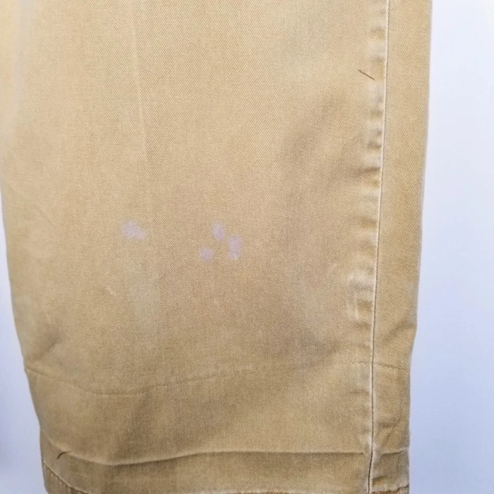 Vintage Polo Ralph Lauren Military Baggy Cargo Pants Beige Khaki Men’s 36x30